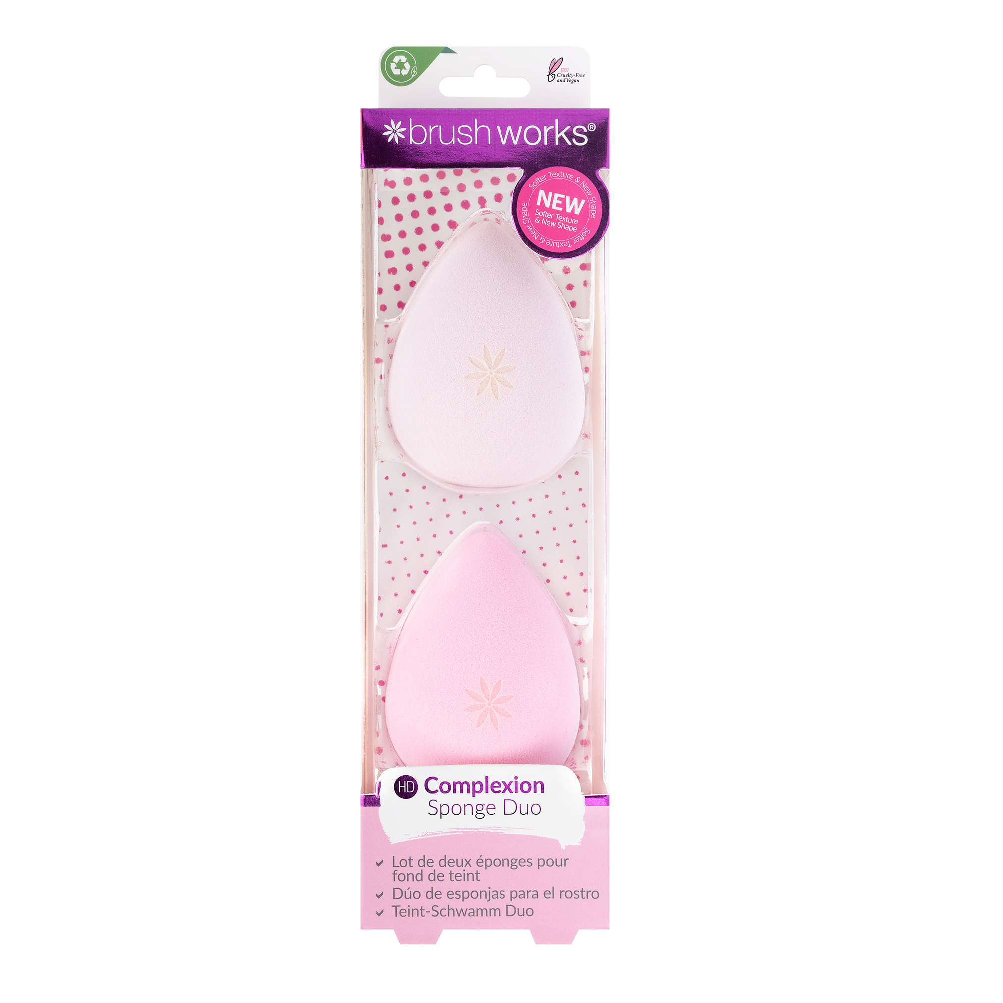 Brushworks HD Complexion Sponge Duo