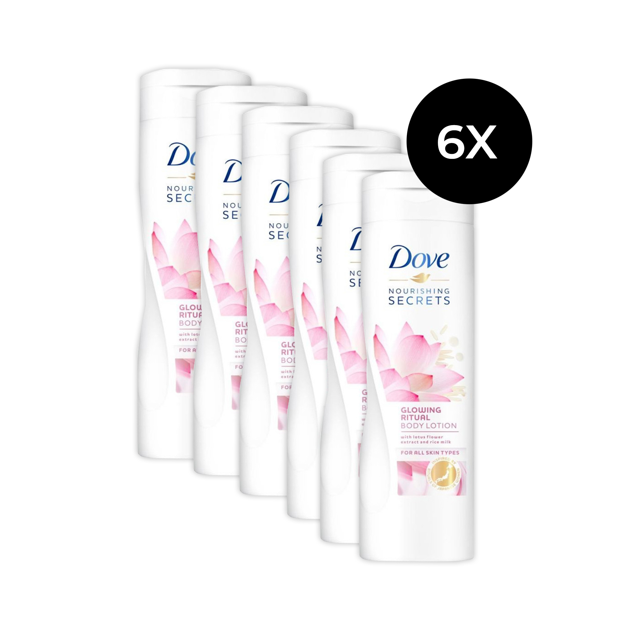 Dove Nourishing Secrets Glowing Ritual Bodylotion - 400 ml (6 pièces)