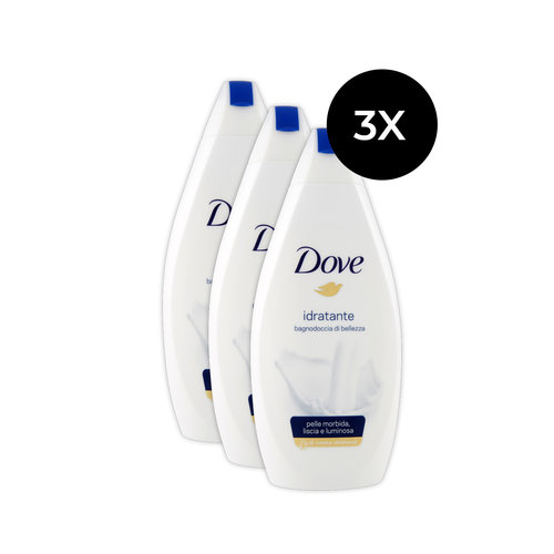 Dove Idratante (Deeply Nourishing) Shower Gel - 500 ml (3 pièces)