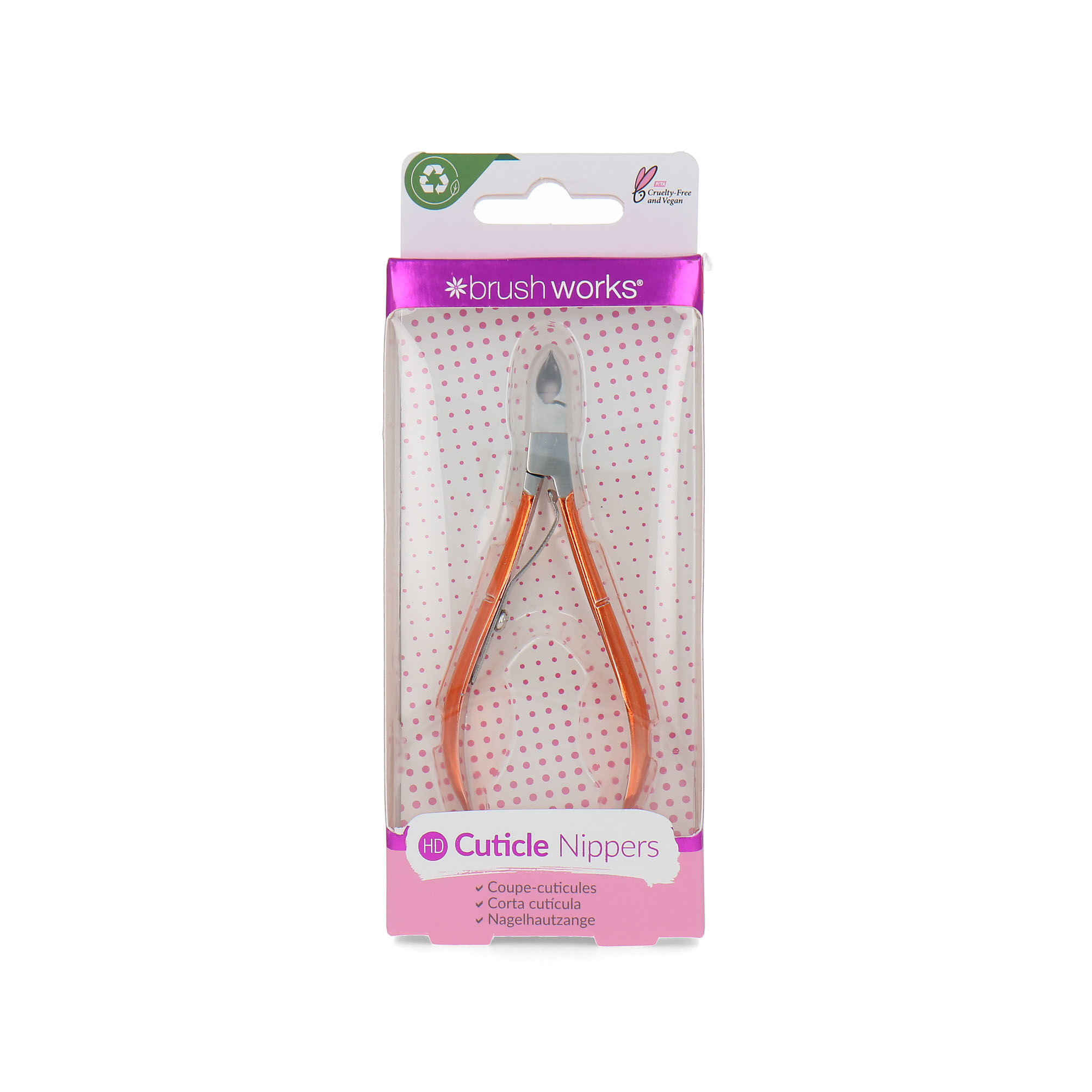 Brushworks Cuticle Nippers - Orange