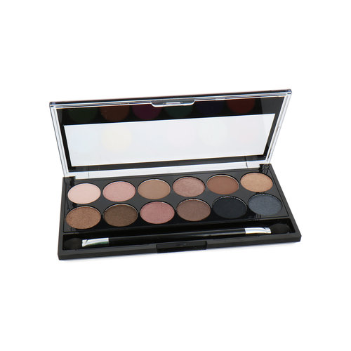 MUA 12 Shade Palette Yeux - Undressed (Boîte à rayures)