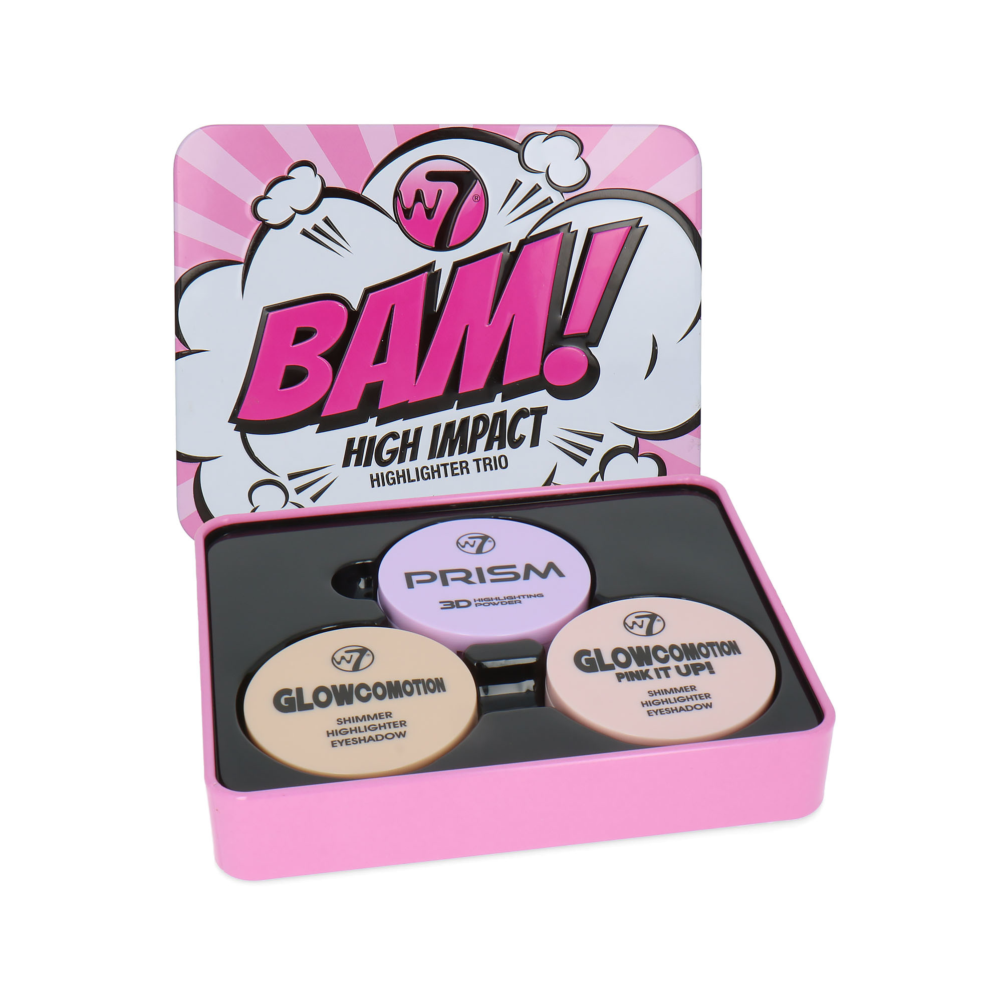W7 BAM! High Impact Highlighter Trio