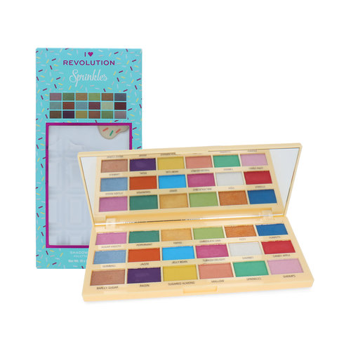 Makeup Revolution I Love Revolution Palette Yeux - Sprinkles Makeup Revolution I Love Revolution Palette Yeux - Sprinkles