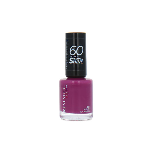 Rimmel 60 Seconds Super Shine Vernis à ongles - 336 Violet En Vogue