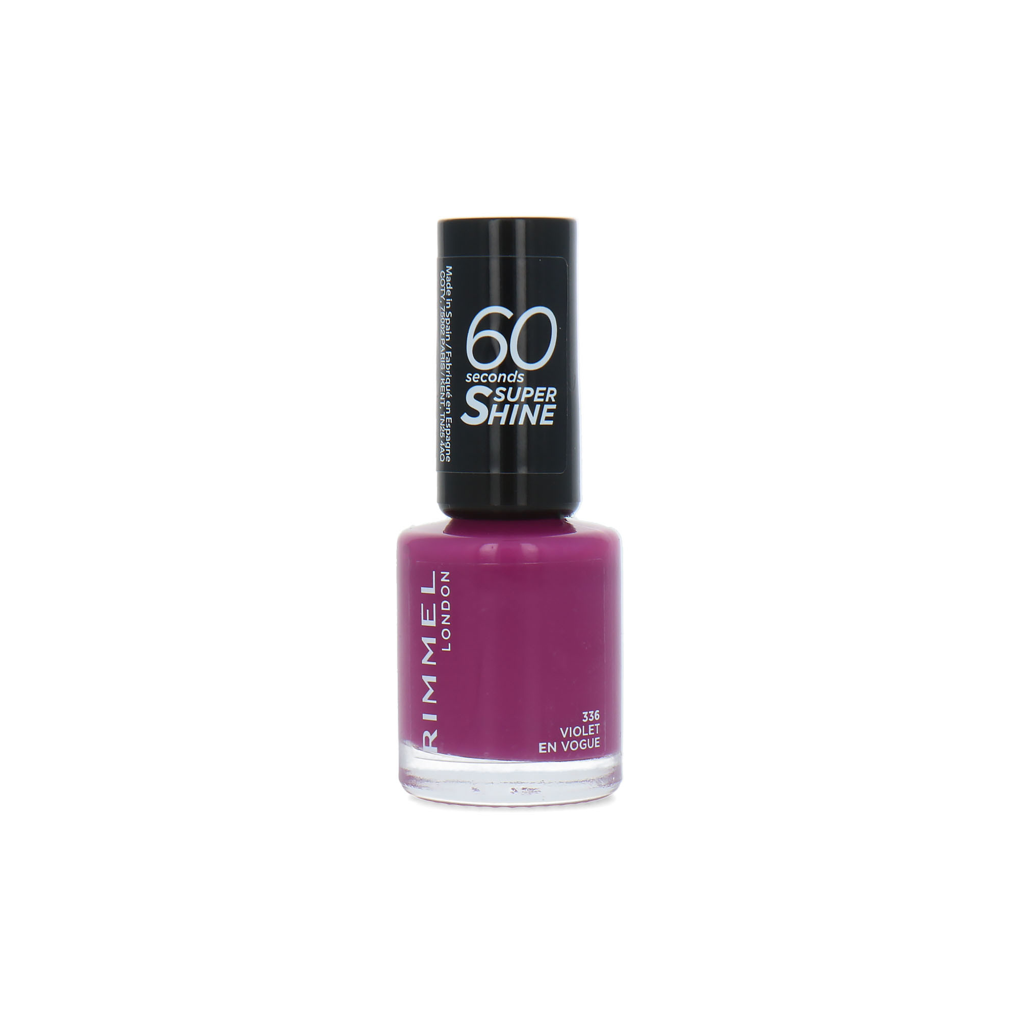 Rimmel 60 Seconds Super Shine Vernis à ongles - 336 Violet En Vogue