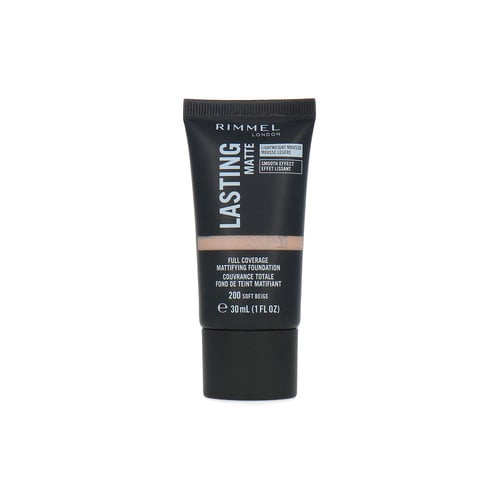 Rimmel Lasting Matte Full Coverage Fond de teint - 200 Soft Beige