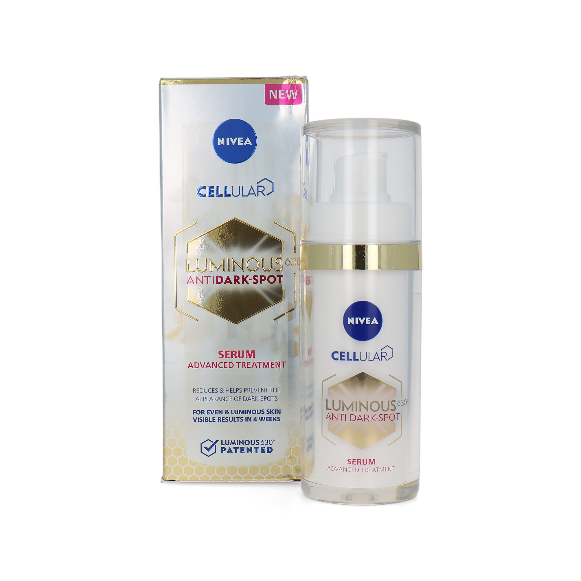 Nivea Cellular Luminous Antidark-Spot Serum - 30 ml (Boîte légèrement endommagée)