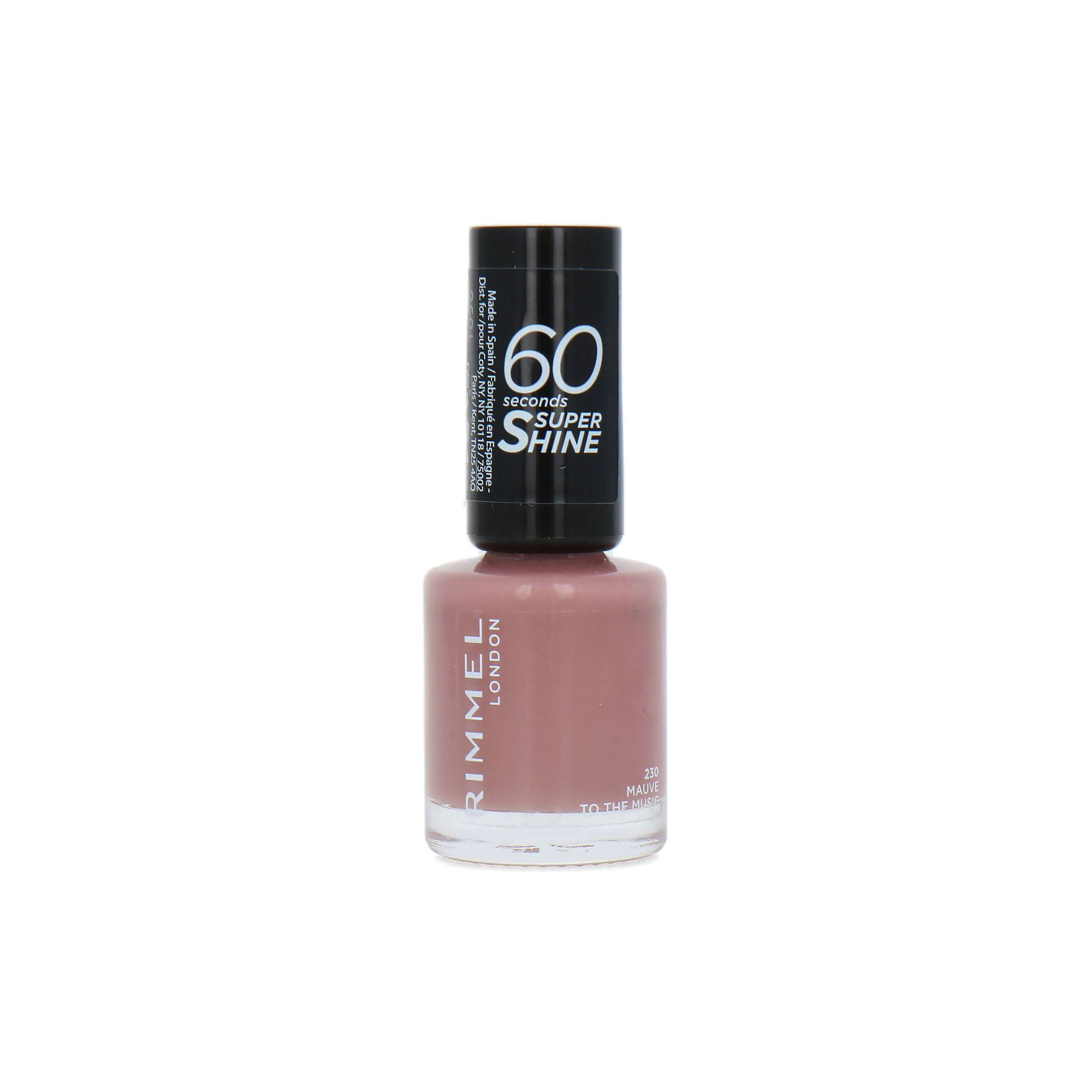 Rimmel 60 Seconds Super Shine Vernis à ongles - 230 Mauve To The Music