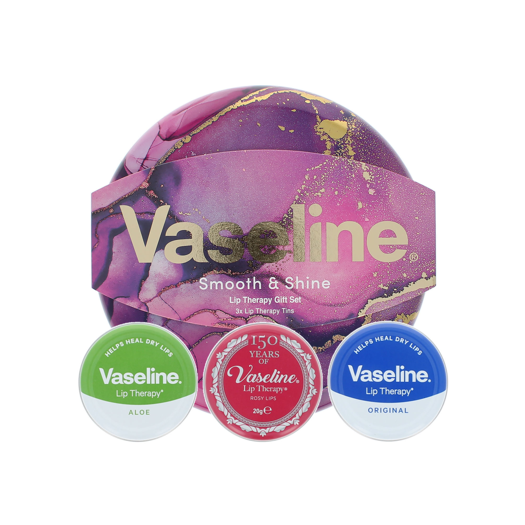 Vaseline Smooth & Shine Lip Therapy Ensemble-Cadeau - 2