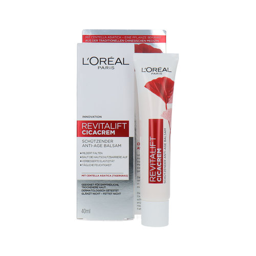 L'Oréal Revitalift Cica Cream Anti-Winkle + Extra-Recovery Cream - 40 ml (Version allemande)