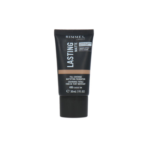 Rimmel Lasting Matte Fond de teint - 406 Classic Tan