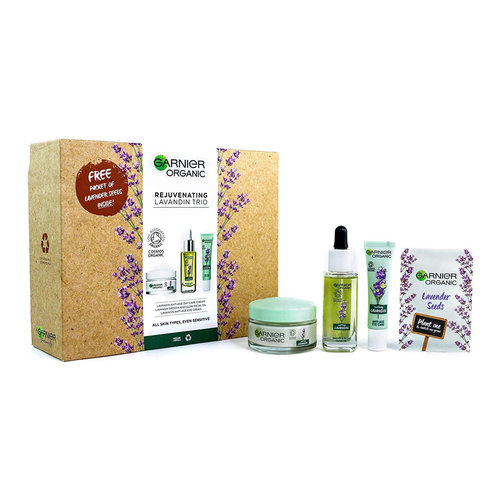 Garnier Organic Rejuvenating Lavandin Trio Ensemble-Cadeau Garnier Organic Rejuvenating Lavandin Trio Ensemble-Cadeau