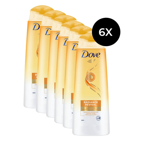 Dove Radiance Revival Shampooing - 6x 400 ml (pour cheveux secs)