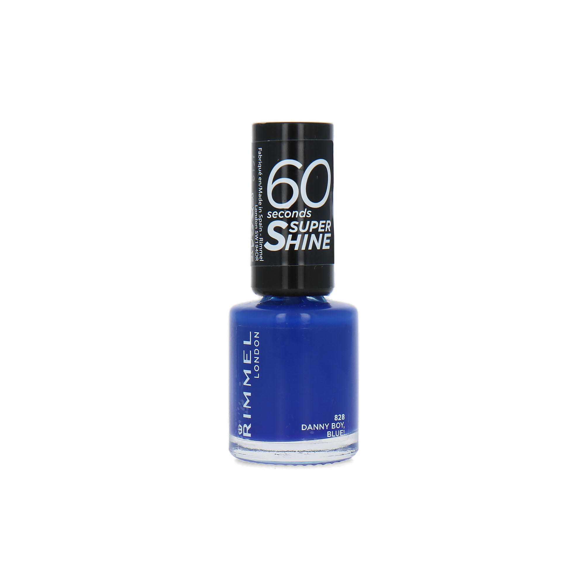 Rimmel 60 Seconds Super Shine Vernis à ongles - 828 Danny Boy, Blue!