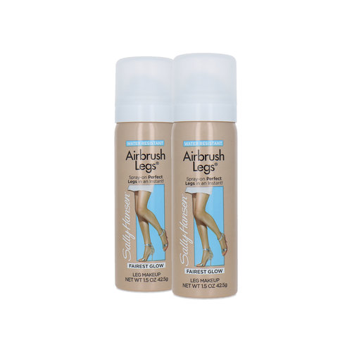 Sally Hansen Airbrush Legs Spray-On Perfect Legs 45 ml - Fairest Glow (2 pièces)
