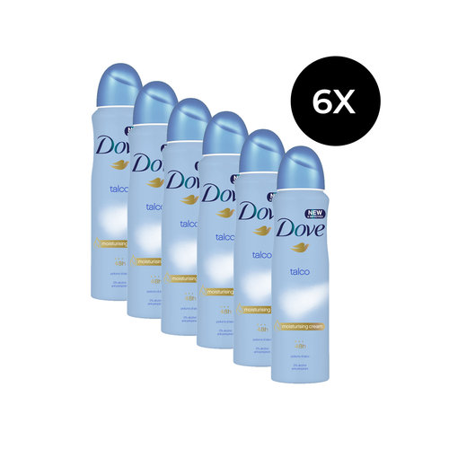 Dove Talco Deodorant - 150 ml (6 pièces)
