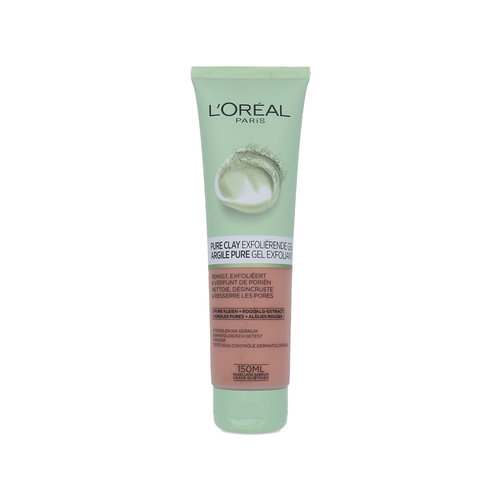 L'Oréal Pure Clay Exfoliating Gel - 150 ml