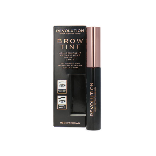 Makeup Revolution Semi- Permanent Brow Tint - Medium Brown