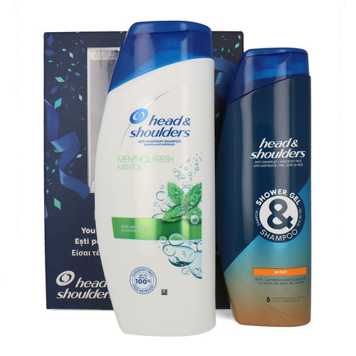 Head & Shoulders Hey Handsome Ensemble-Cadeau - Mentol Fresh-Sport