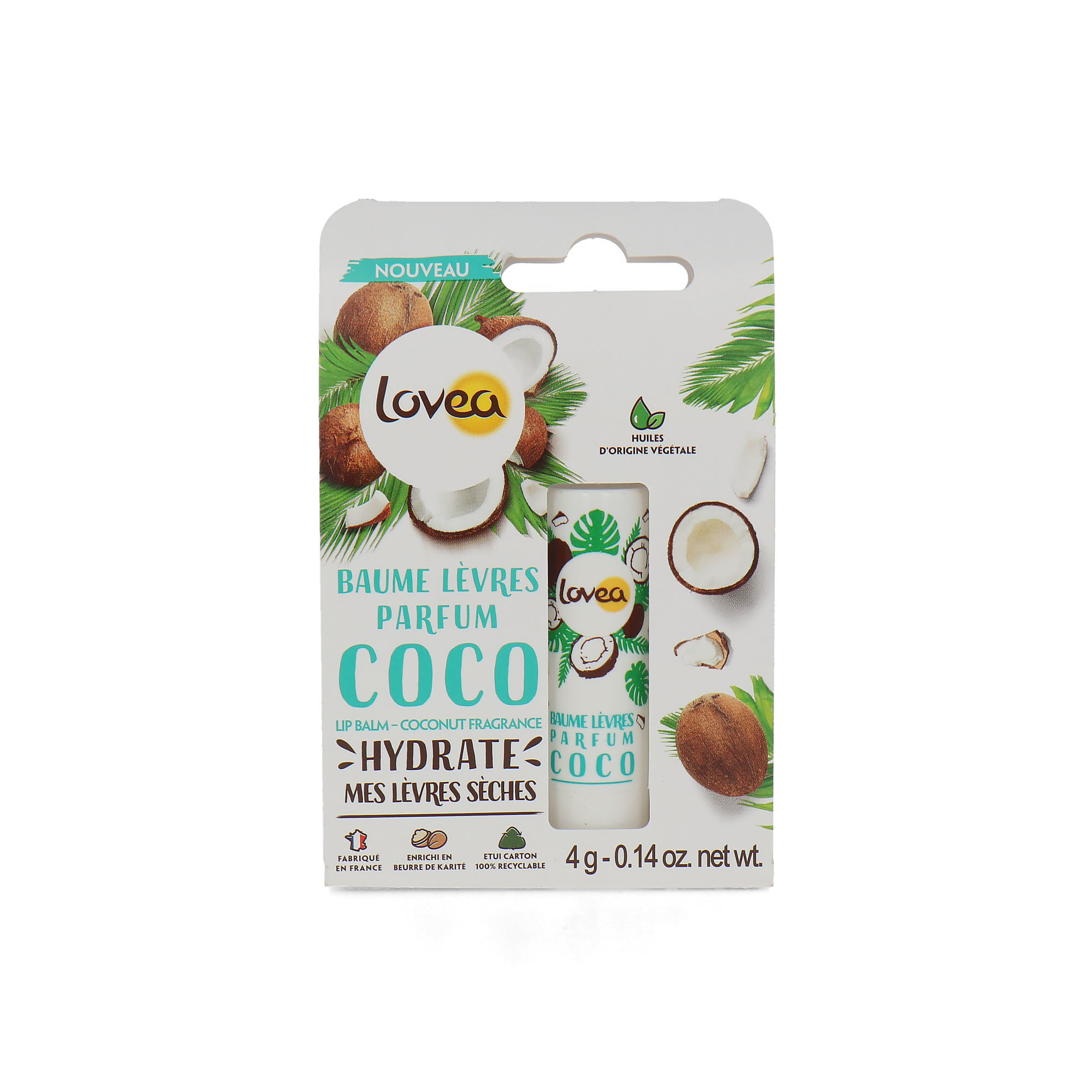 Lovea Baume à lèvres - Coconut Fragrance en ligne chez Blisso