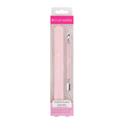 Brushworks Cuticle Pusher And Files
