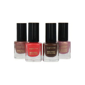 Max Factor Mini Nagellak Set 3 - 4 x 4,5 ml (Ensemble de 4) Mini Nagellak Set 3 - 4 x 4,5 ml (Ensemble de 4)