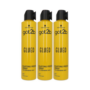 Glued Blasting Freeze Hairspray - 300 ml (Ensemble de 3)