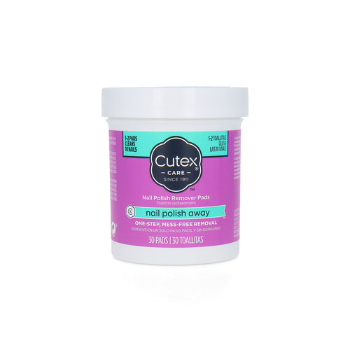 Cutex Nail Polish Away Remover Pads