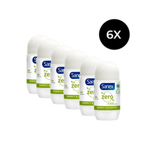 Zero% Protect & Control Roll-on Deodorant - 6 x 50 ml