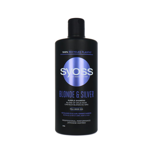 Syoss Blonde & Silver Purple Shampoo - 440 ml