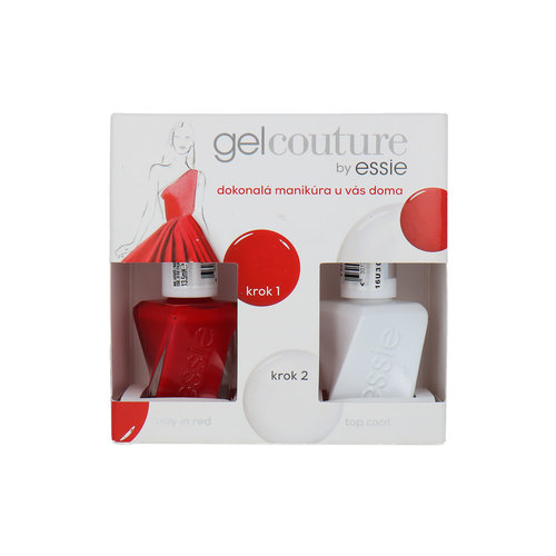 Essie Gel Couture Duoset Vernis à ongles - Lady In Red - Top Coat
