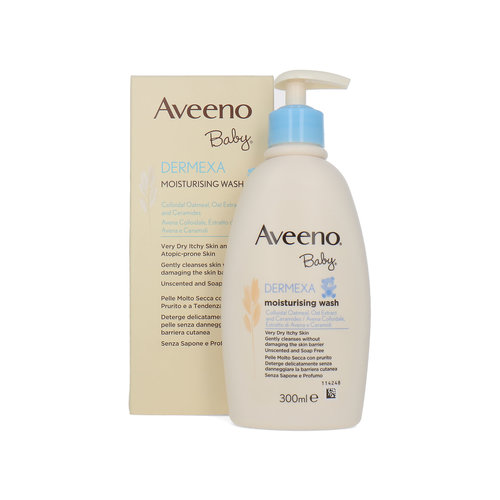 Aveeno Baby Dermexa Moisturising Wash - 300 ml (Pour les peaux très sèches et qui démangent)