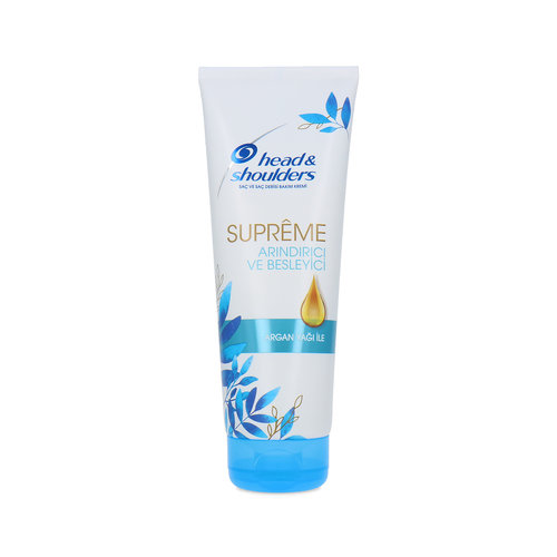 Head & Shoulders Suprême Purifying and Nourishing Hair and Scalp Care Cream With Argan Oil - 220 ml (Emballage turc)