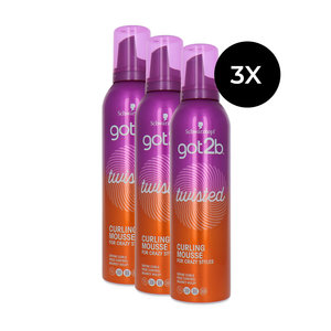 Got2b Twisted Curling Mousse - 3 x 250 ml