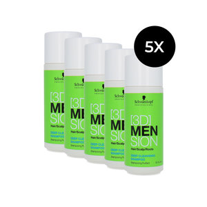 [3D] MENSION Deep Cleansing Shampoo - 5 x 50 ml