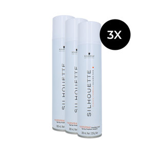 Silhouette Flexible Hold Hairspray - 3 x 300 ml