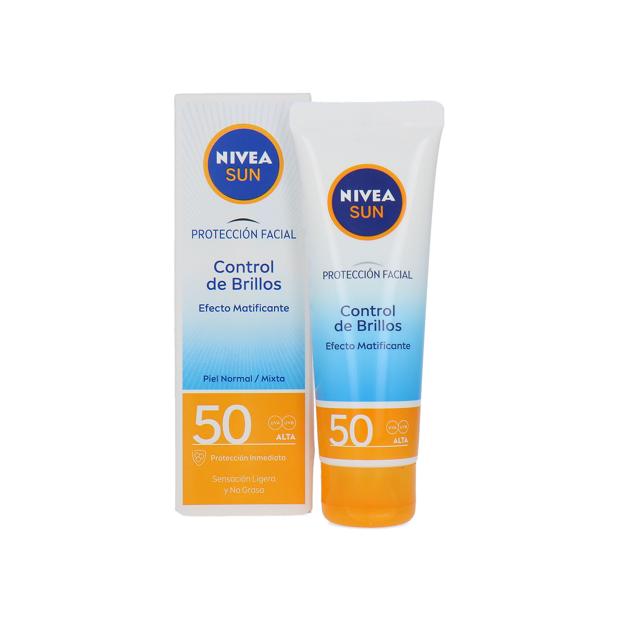 Nivea Sun Moisturizing facial Brightness Control - SPF50 - 50 ml
