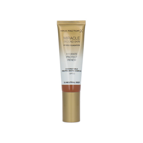 Max Factor Miracle Second Skin Fond de teint - 12 Neutral Deep