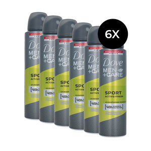 Men + Care Active Fresh Sport Deodorant Spray - 150 ml (Ensemble de 6)