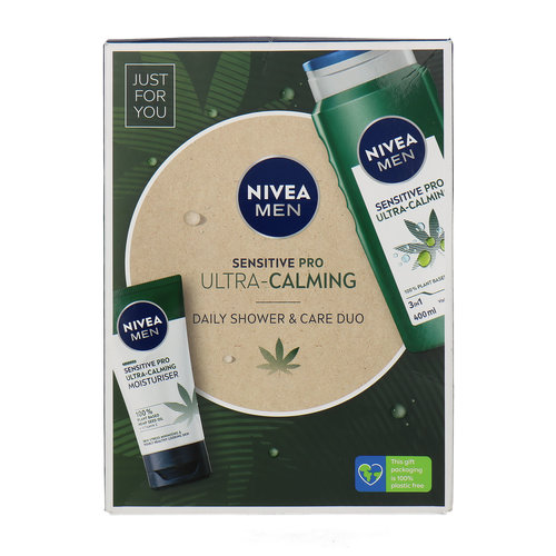 Nivea Men Ultra-Calming Daily Shower & Care Duo - 400 ml - 75 ml