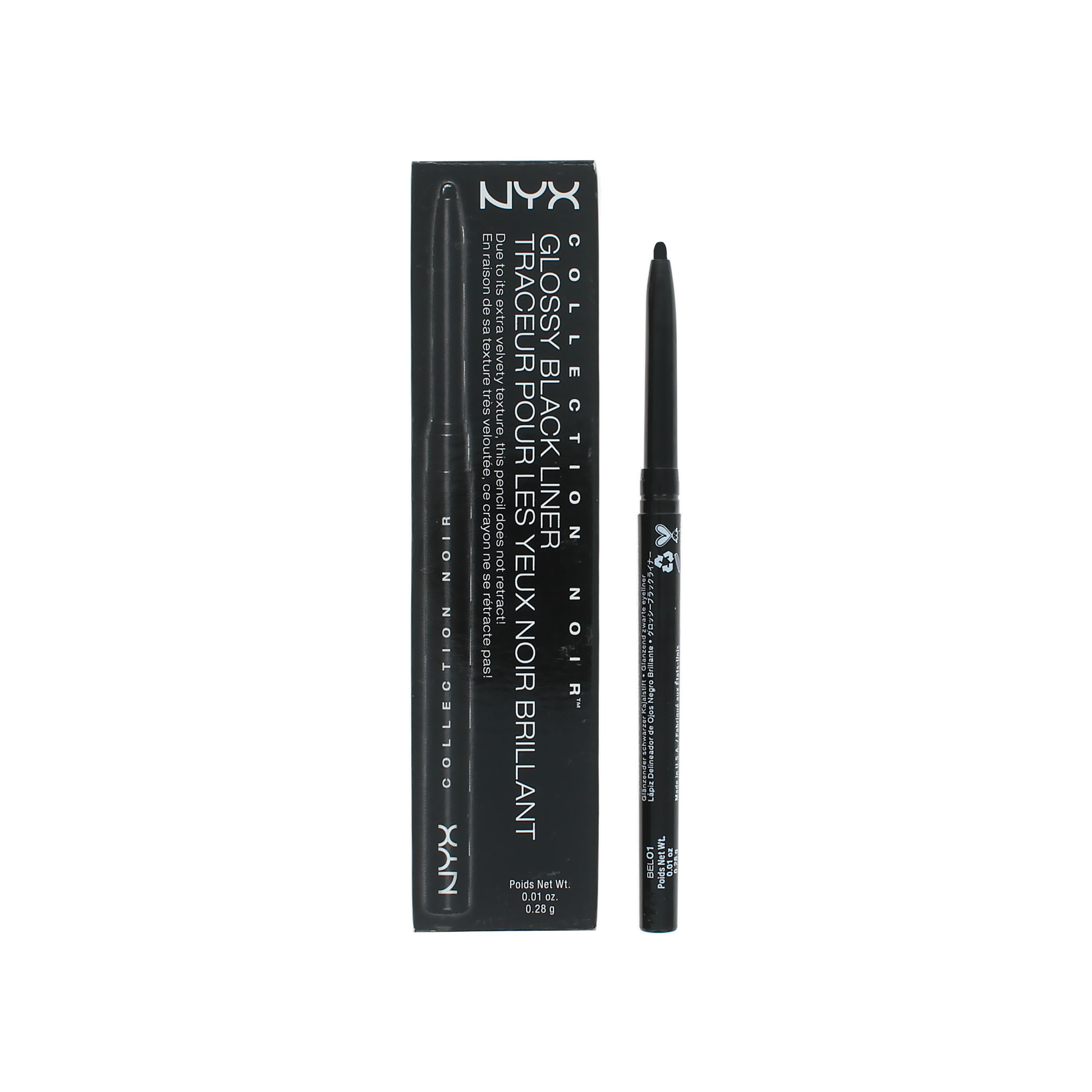 NYX Glossy Black Eyeliner - BEL01