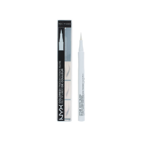 NYX Colored Felt Tip Eyeliner - CFTL03 White