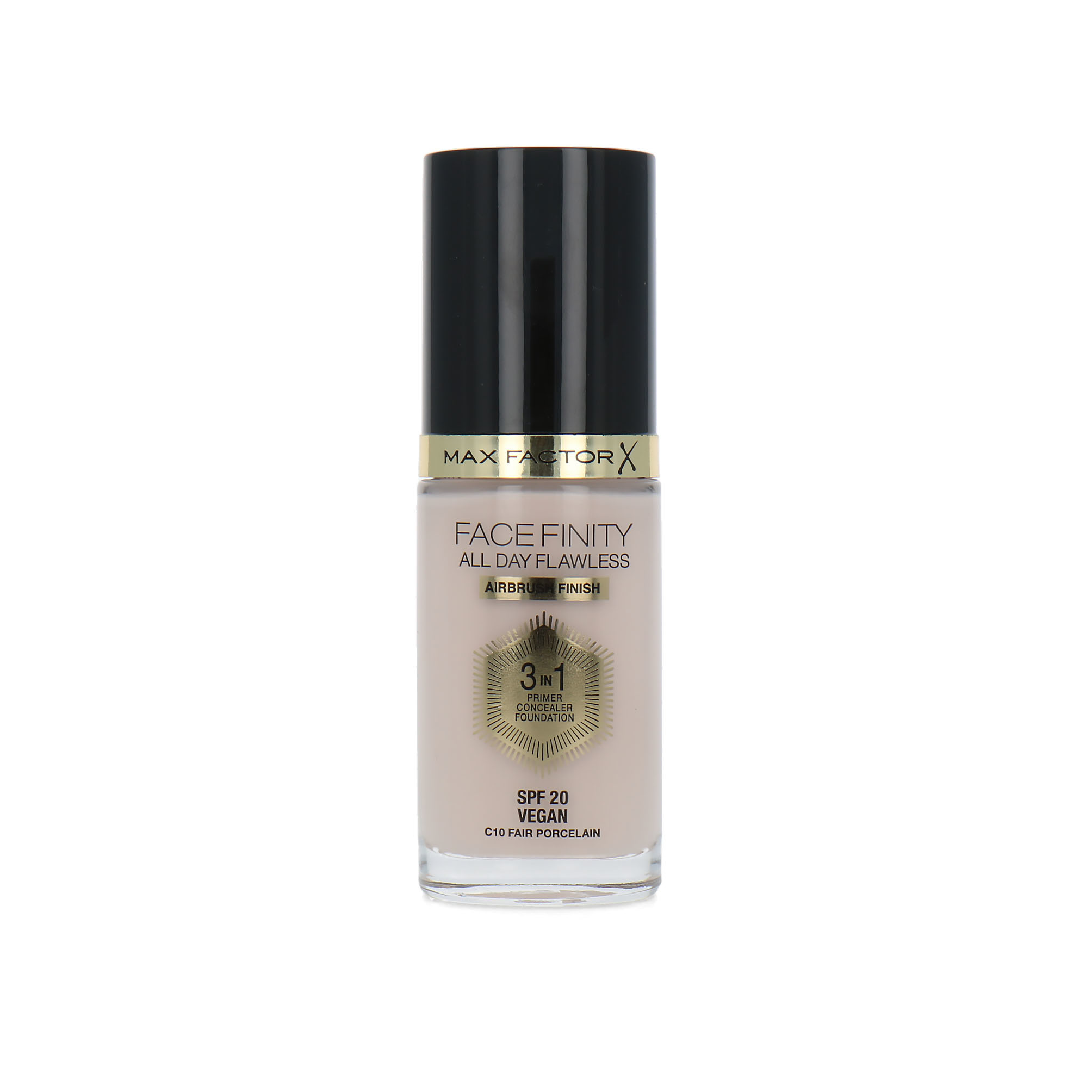 Max Factor Facefinity All Day Flawless 3 in 1 Airbrush Finish Fond de teint - C10 Fair Porcelain