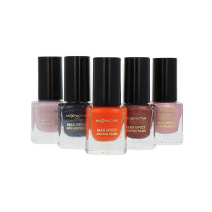 Max Factor Set 17 Mini Vernis à ongles - 5 x 4,5 ml (Ensemble de 5) Set 17 Mini Vernis à ongles - 5 x 4,5 ml (Ensemble de 5)