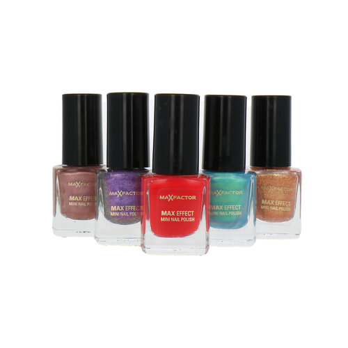Max Factor Set 19 Mini Vernis à ongles - 5 x 4,5 ml (Ensemble de 5)
