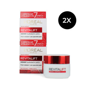 Revitalift Crème de jour - 2 x 50 ml (Texte tchèque)