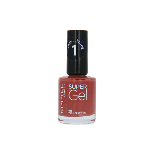 Rimmel Super Gel Vernis à ongles - 058 Very Berry 90s