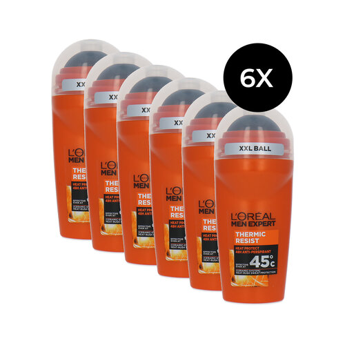 L'Oréal Men Expert Thermic Resist Deo Roller - 6 x 50 ml