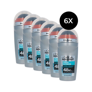 Men Expert Fresh Extreme Deo Roller - 6 x 50 ml