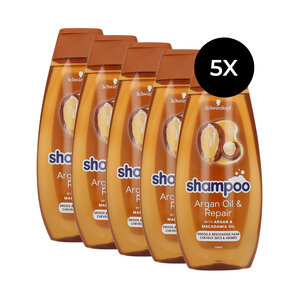 Argan Oil & Repair Shampoo - 5 x 400 ml